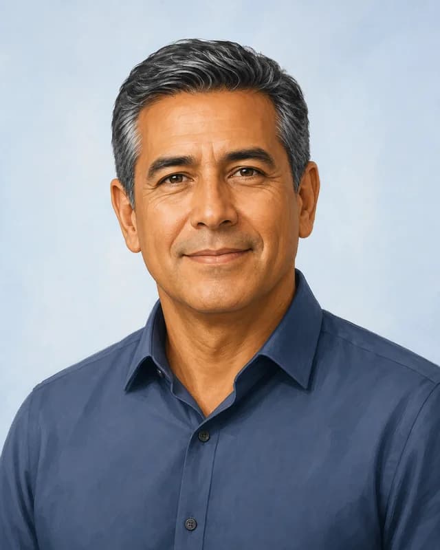 Retrato ilustrativo de Miguel A.